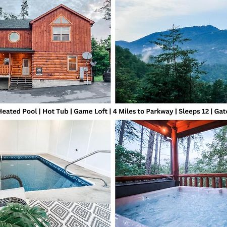Indoor Heated Pool Hot Tub Cabin Sevierville Exteriér fotografie