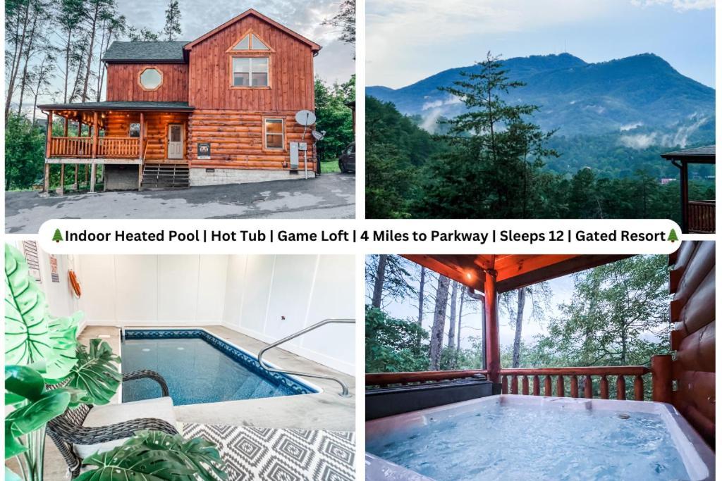Indoor Heated Pool Hot Tub Cabin Sevierville Exteriér fotografie